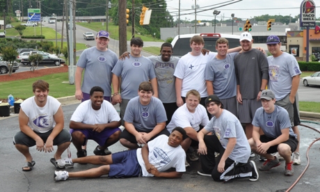 Spring Offensive Line Carwash